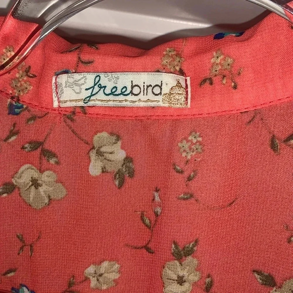 *EUC* Freebird bohemian button dress 19' p2p - Picture 3 of 5